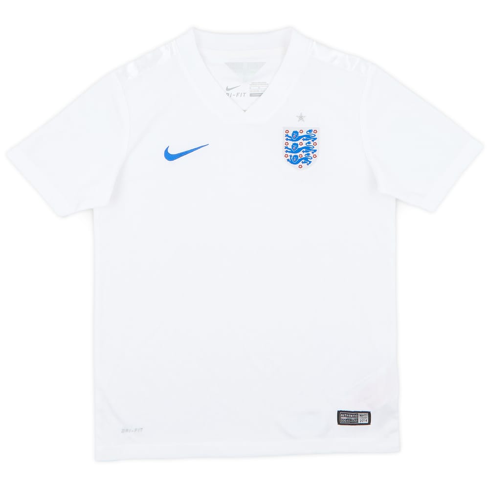 2014-15 England Home Shirt - 10/10 - (M.Boys)