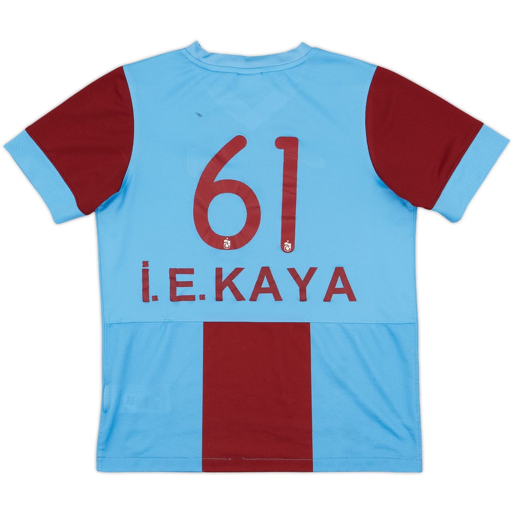 2013-14 Trabzonspor Home Shirt I.E.Kaya #61 - 6/10 - (XL.Boys)