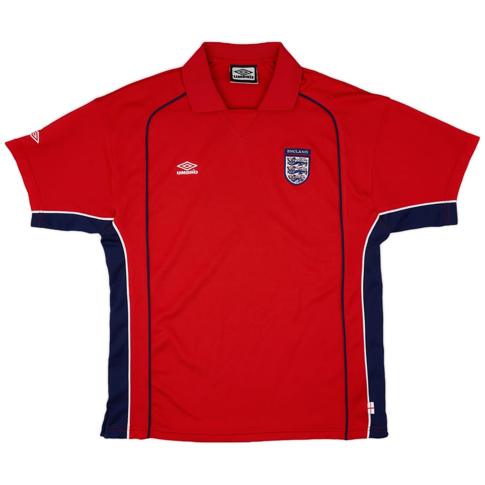 2002-03 England Umbro Polo Shirt - 8/10 - (L)