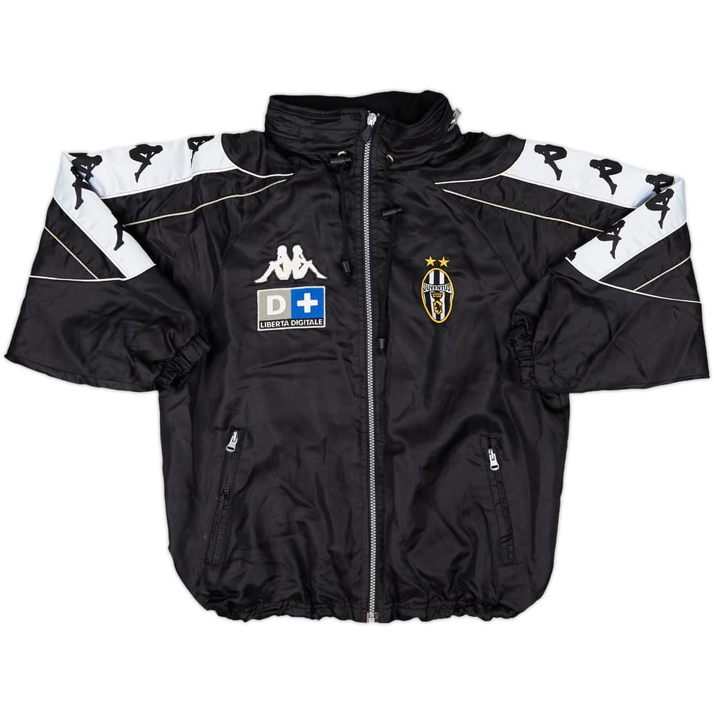 1999-00 Juventus Kappa Hooded Rain Jacket - 8/10 - (L.Boys)