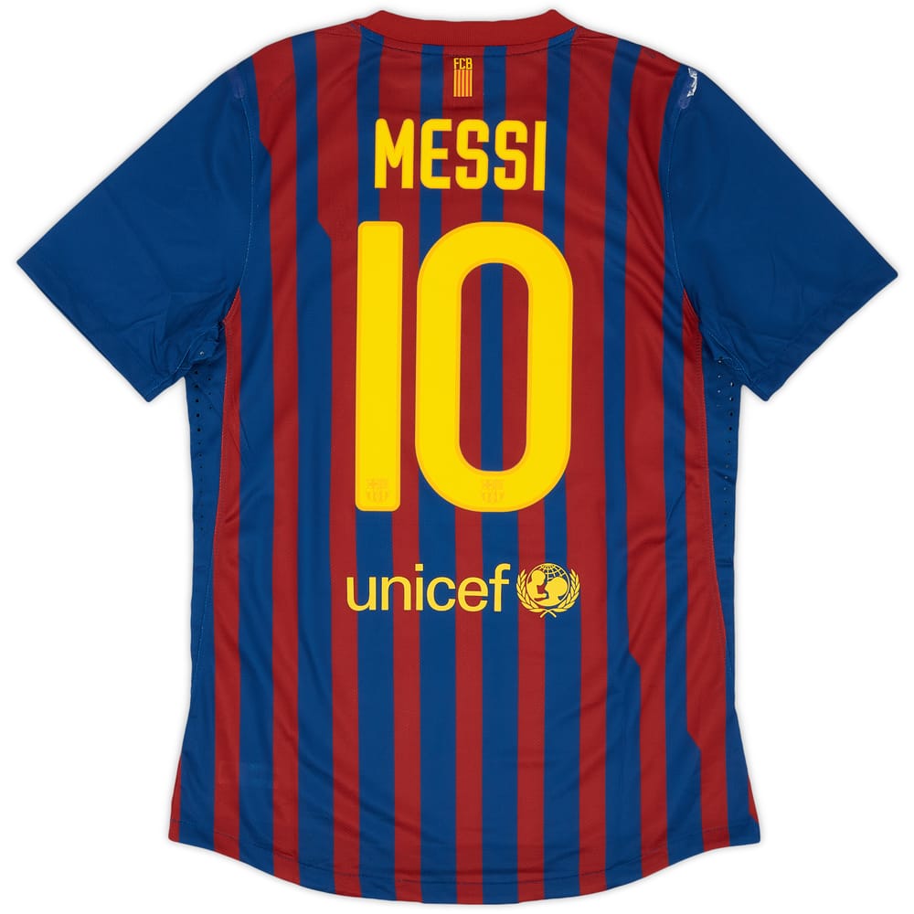 2011-12 Barcelona Player Issue Home Shirt Messi #10 (M)