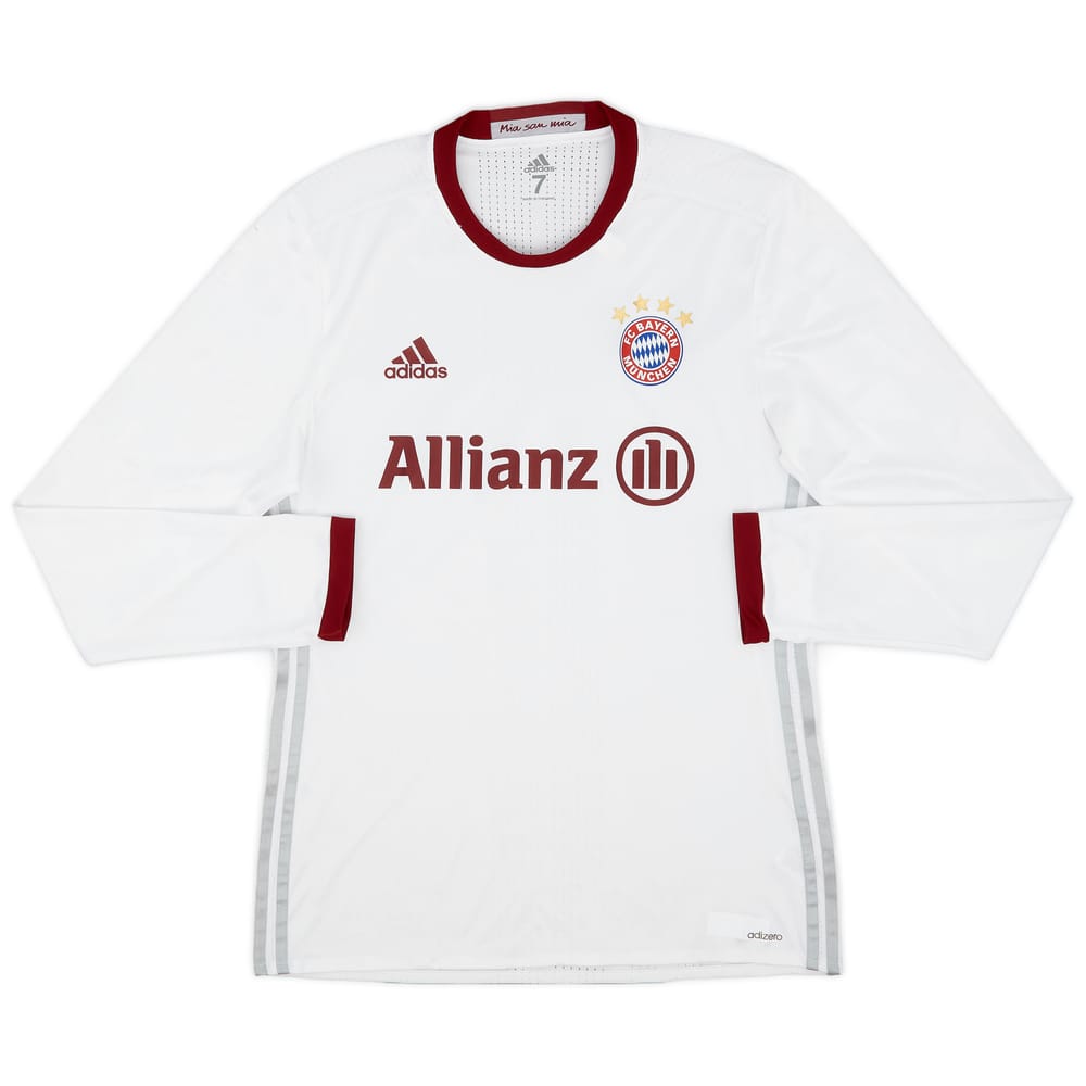 2016-17 Bayern Munich Player Issue Third L/S Shirt - 5/10 - (Women's M/L)