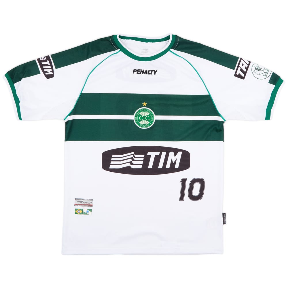2002 Coritiba Home Shirt #10 - 8/10 - (L)