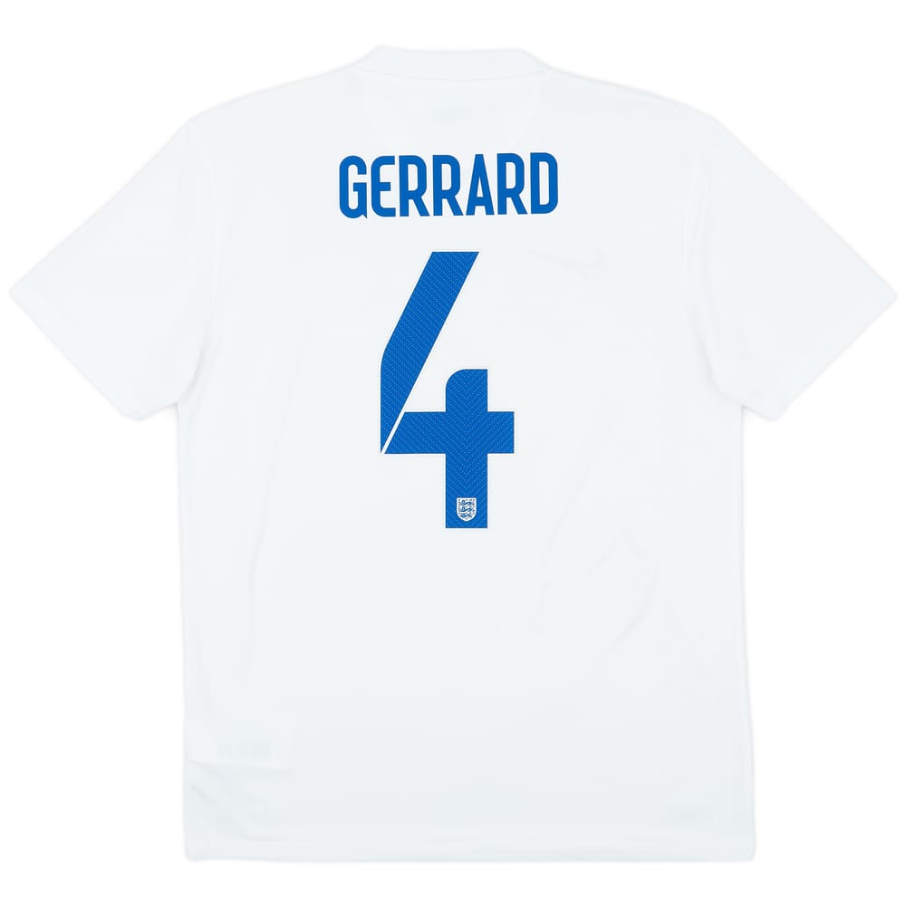 2014-15 England Home Shirt Gerrard #4 - 8/10 - (M)