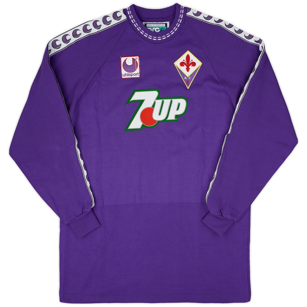 1993-94 Fiorentina Player Issue Uhlsport Sweat Top - 8/10 - (XL)