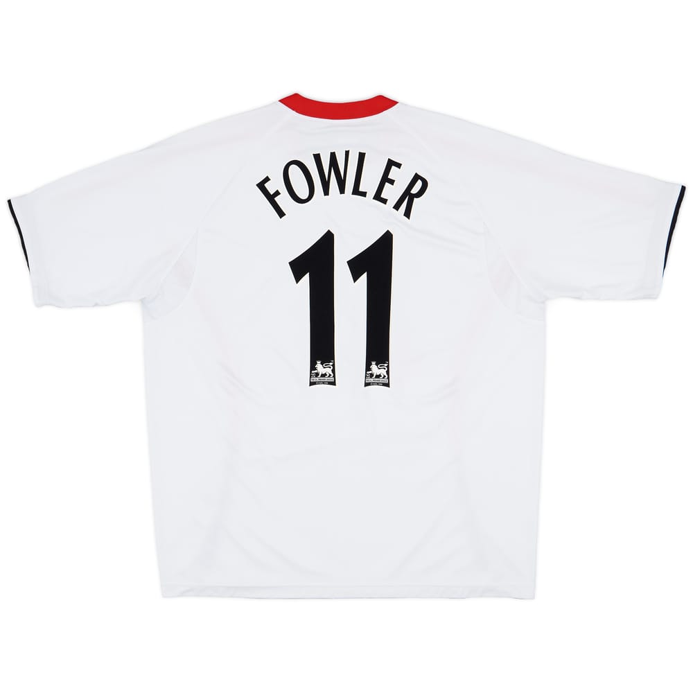 2005-06 Liverpool Away Shirt Fowler #11 - 8/10 - (XL)
