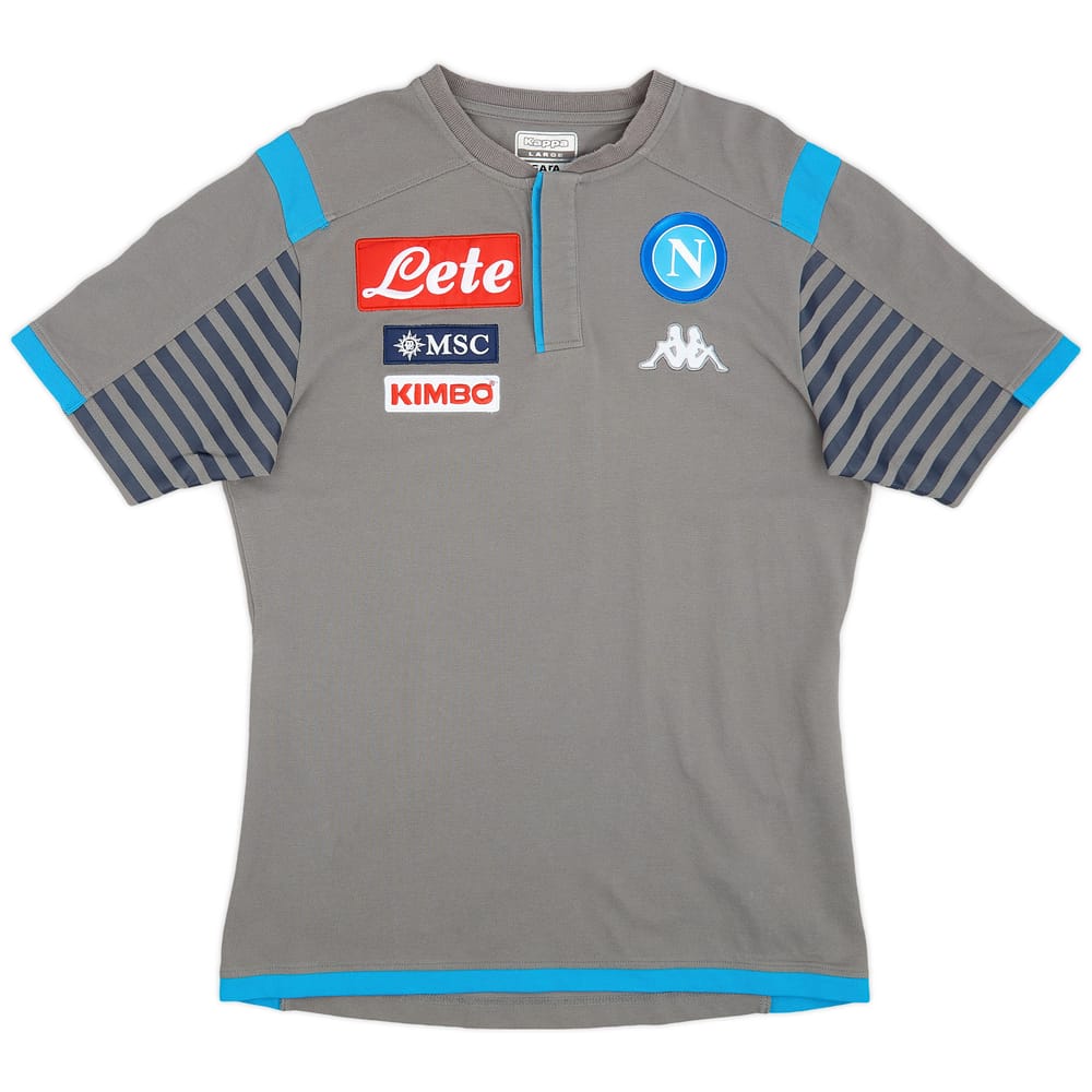 2019-20 Napoli Kappa Polo Shirt - 9/10 - (L)