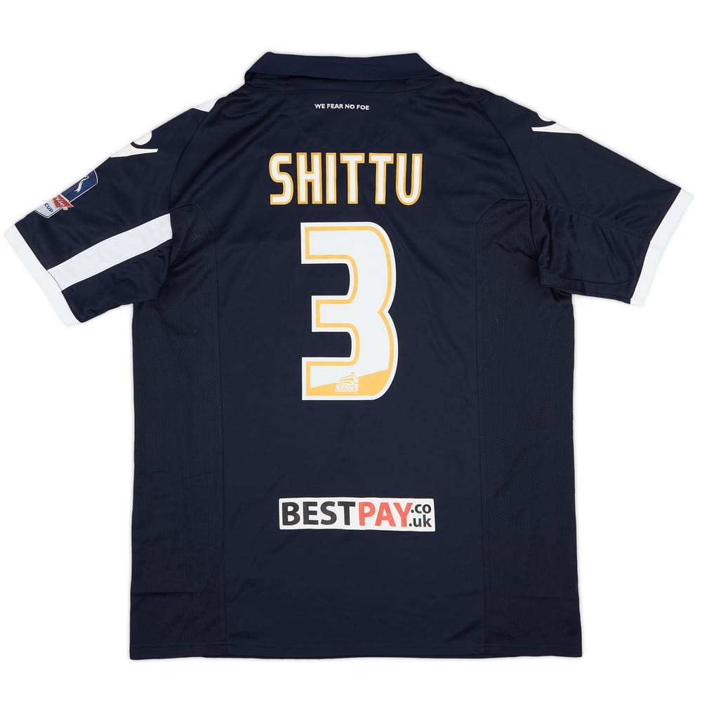 2012-13 Millwall 'v Wigan' Home Shirt Shittu #3 (L)