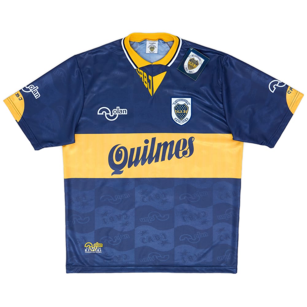 1995-96 Boca Juniors Olan Reissue Home Shirt #10 (Maradona)