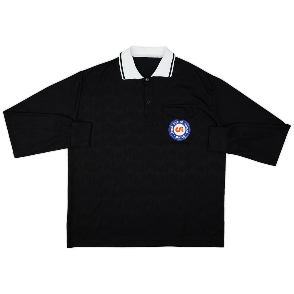 1990s Italy FIGC Diadora Referee Shirt - 10/10 - (XL)