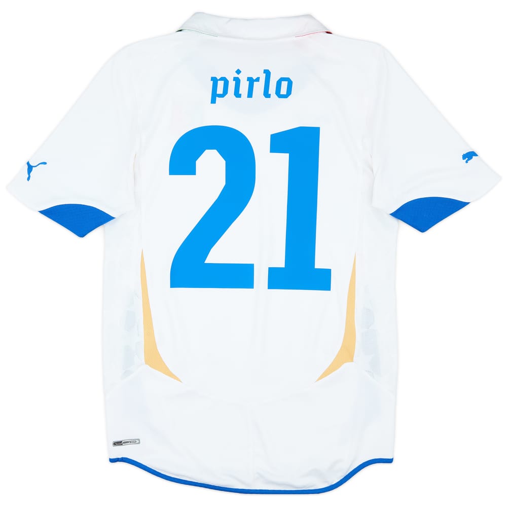 2010-12 Italy Away Shirt Pirlo #21 - 8/10 - (S)