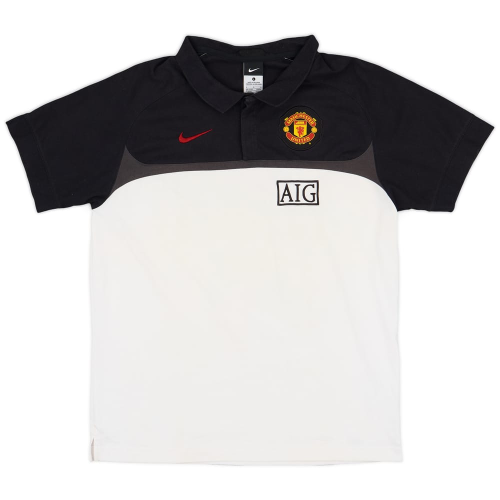 2010-11 Manchester United Nike Polo Shirt - 7/10 - (L)