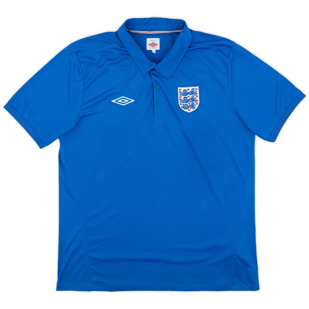 2009-10 England Umbro Polo Shirt - 9/10 - (XL)