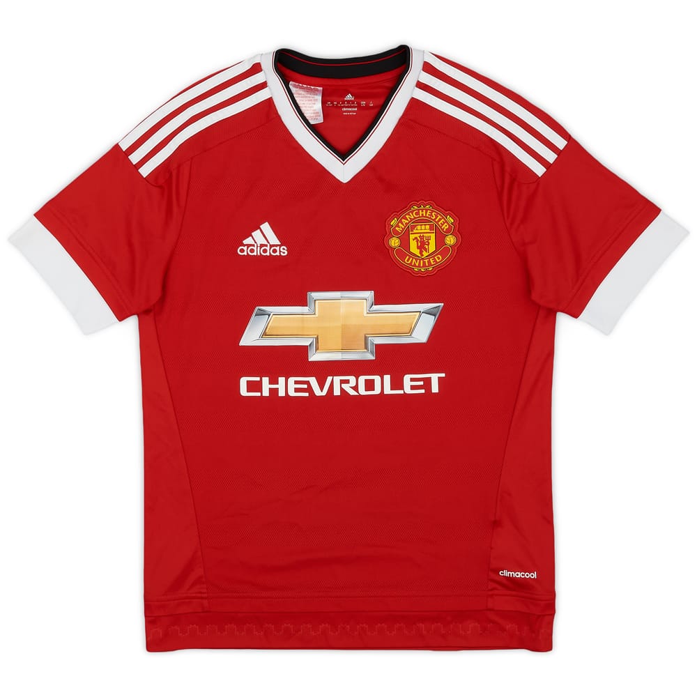 2015-16 Manchester United Home Shirt - 8/10 - (L.Boys)