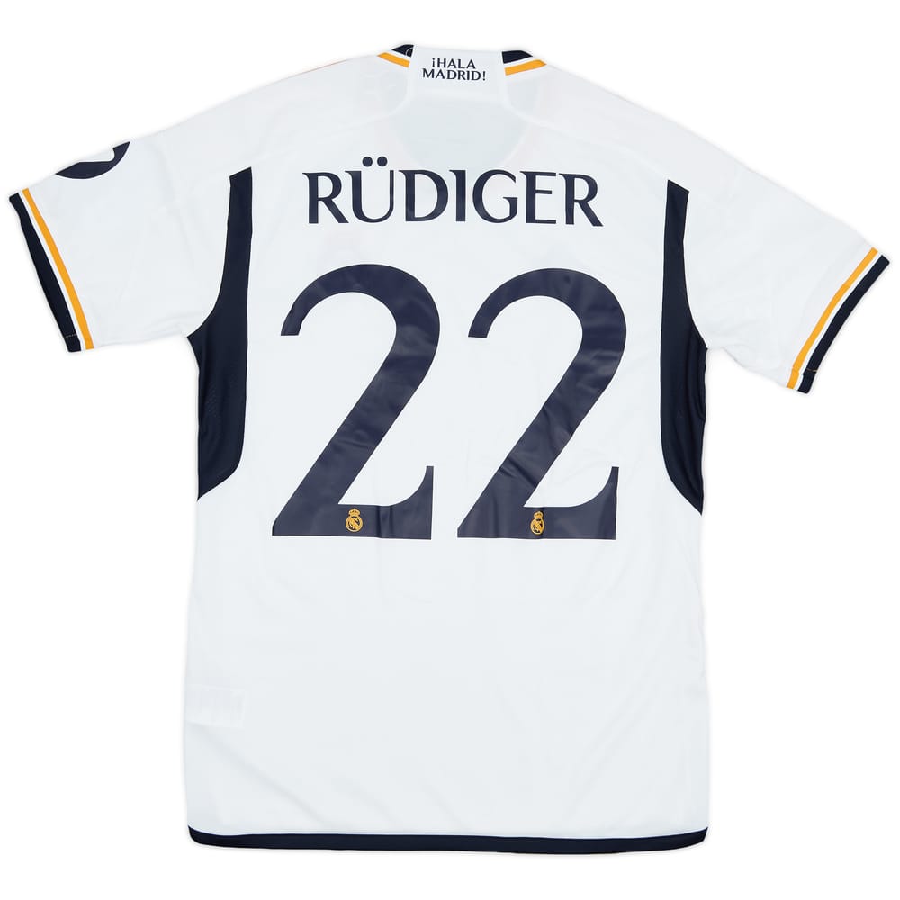 2023-24 Real Madrid Home Shirt Rudiger #22 (M)