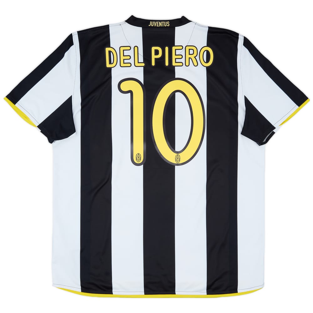 2008-09 Juventus Home Shirt Del Piero #10 - 7/10 - (XL)