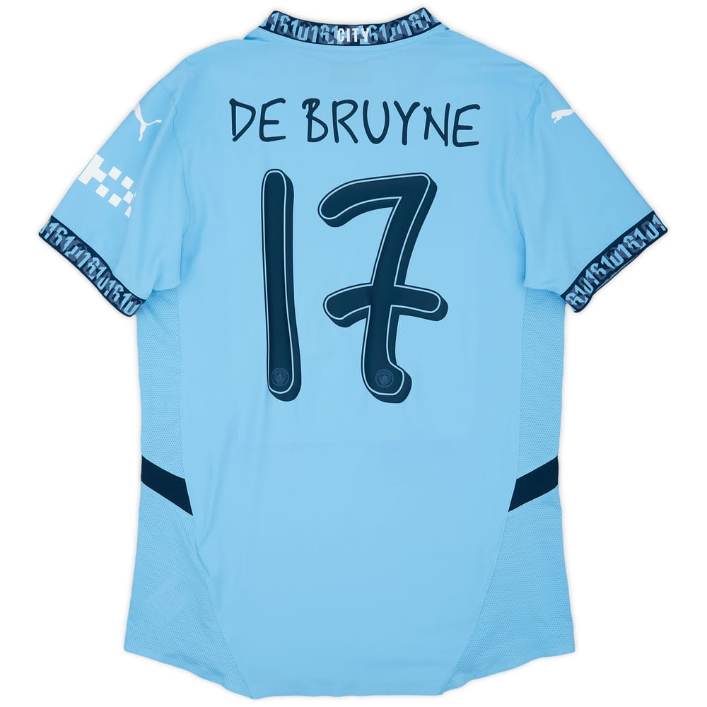 2024-25 Manchester City Home Shirt De Bruyne #17 - 9/10 - (S)