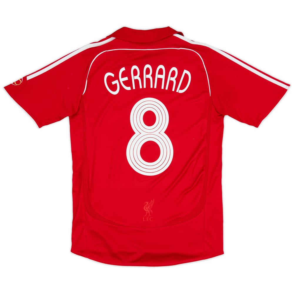 2006-08 Liverpool Home Shirt Gerrard #8 - 5/10 - (S)