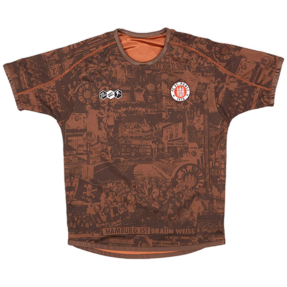 2010-11 St Pauli Reversible Centenary Home Shirt - 4/10 - (M)