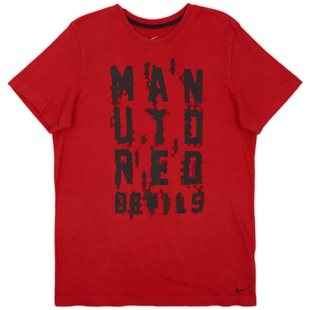 2012-13 Manchester United Nike Graphic Tee - 6/10 - (XL)