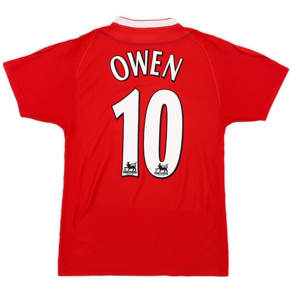 2002-04 Liverpool Home Shirt Owen #10 - 5/10 - (Y)