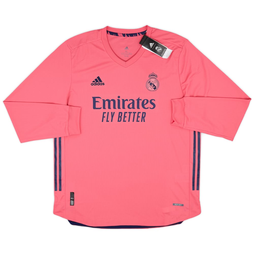 2020-21 Real Madrid Authentic Away L/S Shirt (XL)