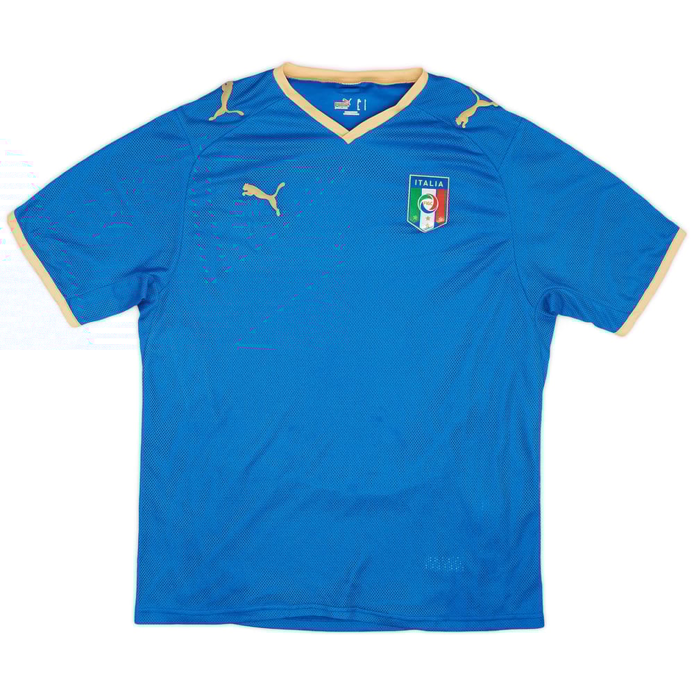 2007-08 Italy Home Shirt - 9/10 - (L)
