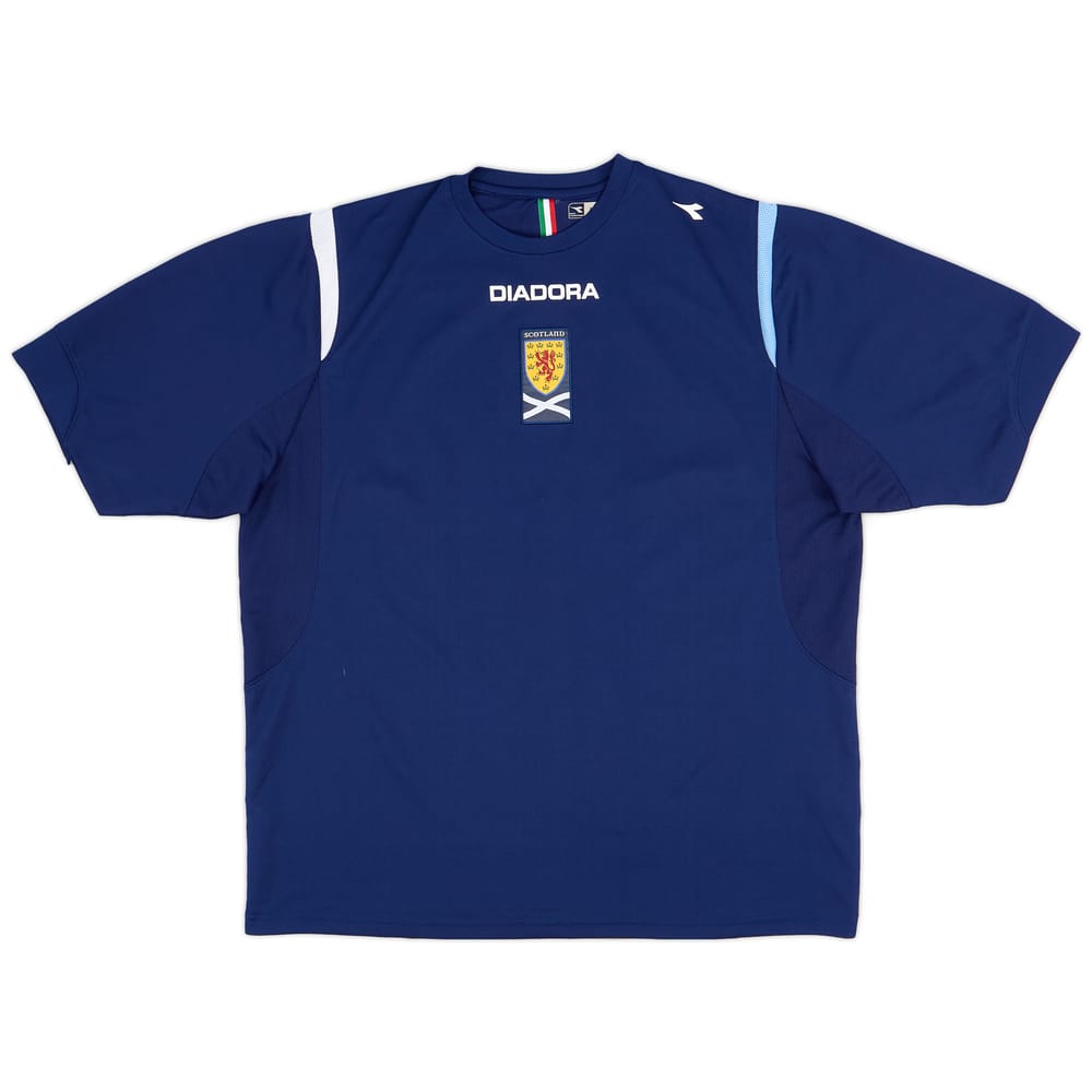 2007-08 Scotland Diadora Training Shirt - 8/10 - (L)