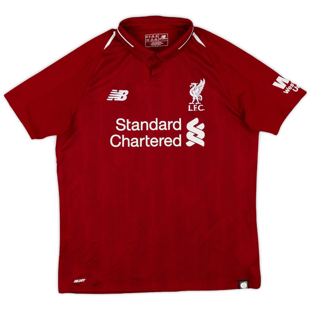 2018-19 Liverpool Home Shirt - 8/10 - (XL.Boys)