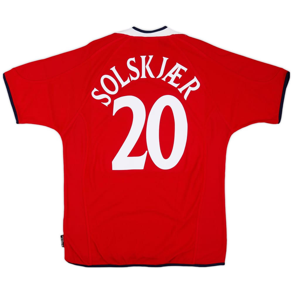 2000-02 Norway Home Shirt Solskjaer #20 (L)