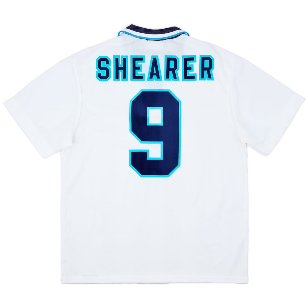1995-97 England Home Shirt Shearer #9 - 9/10 - (L)