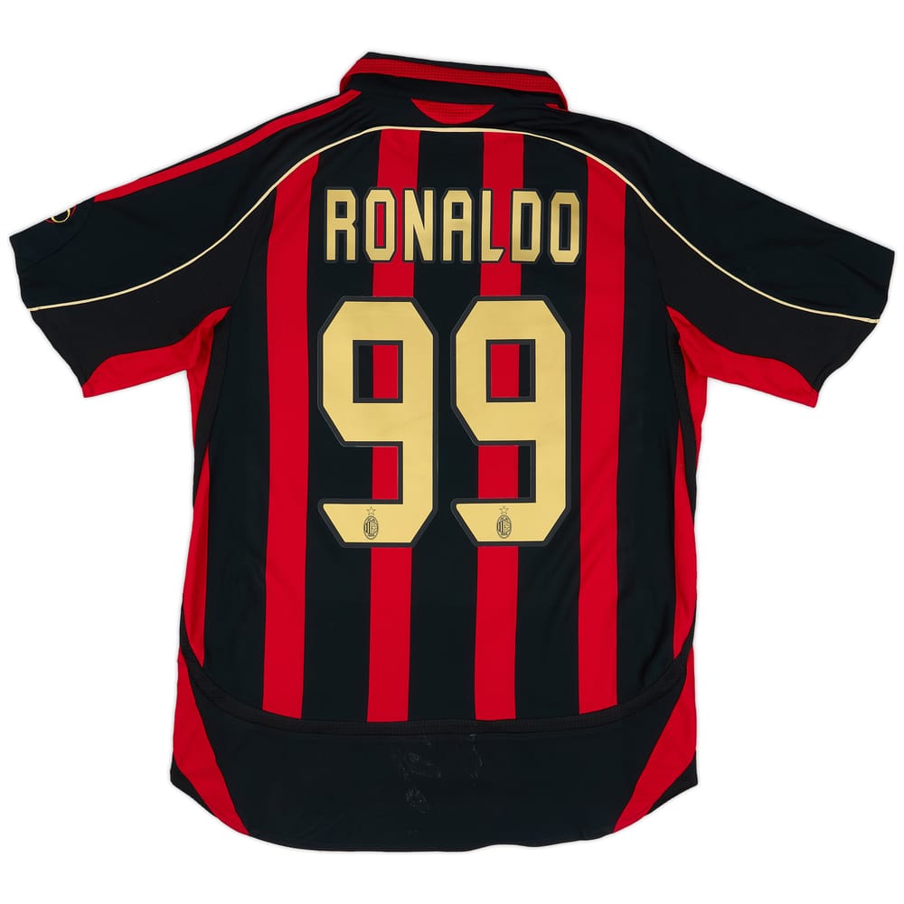 2006-07 AC Milan Home Shirt Ronaldo #99 - 5/10 - (M)