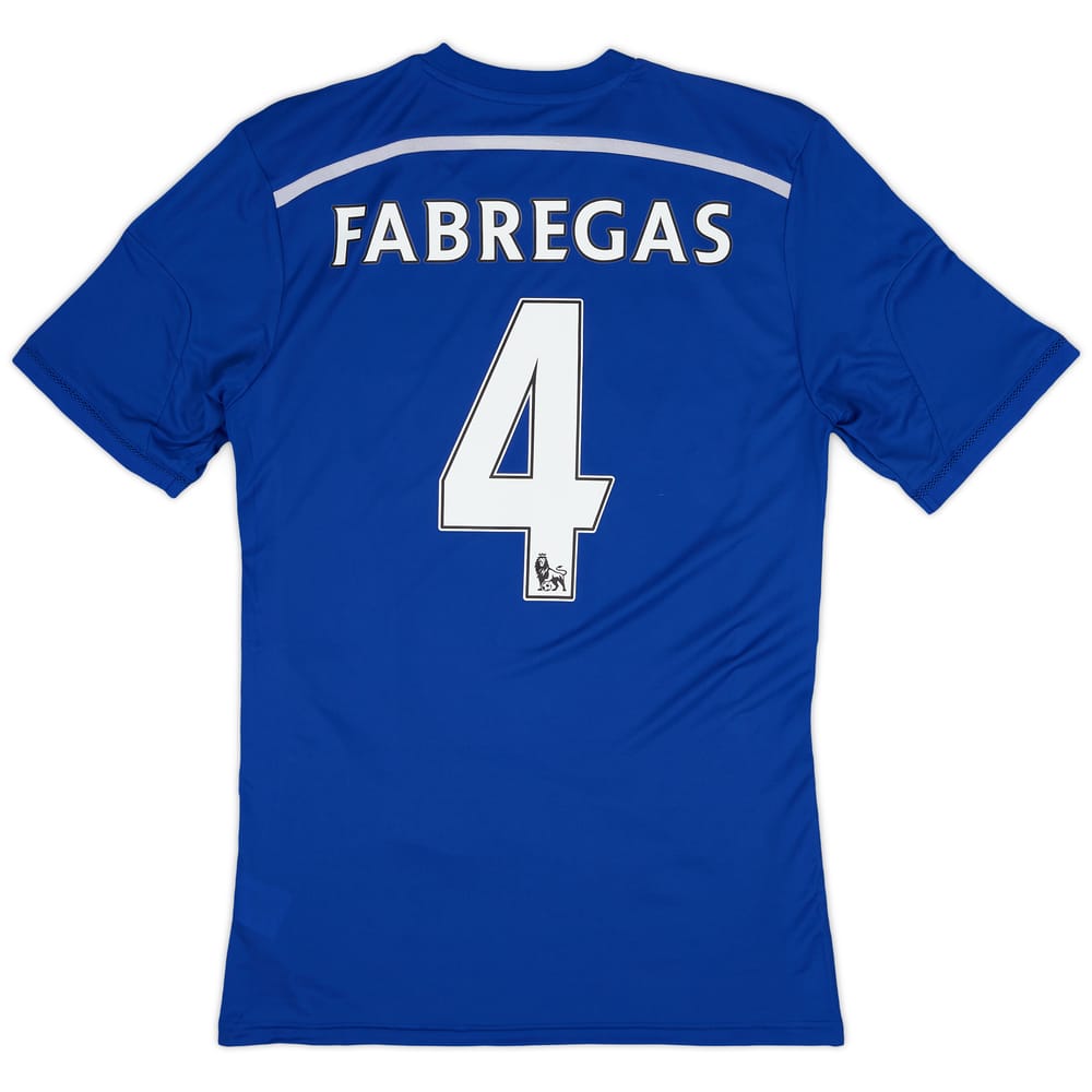 2014-15 Chelsea Player Issue Home Shirt Fabregas #4 (M)