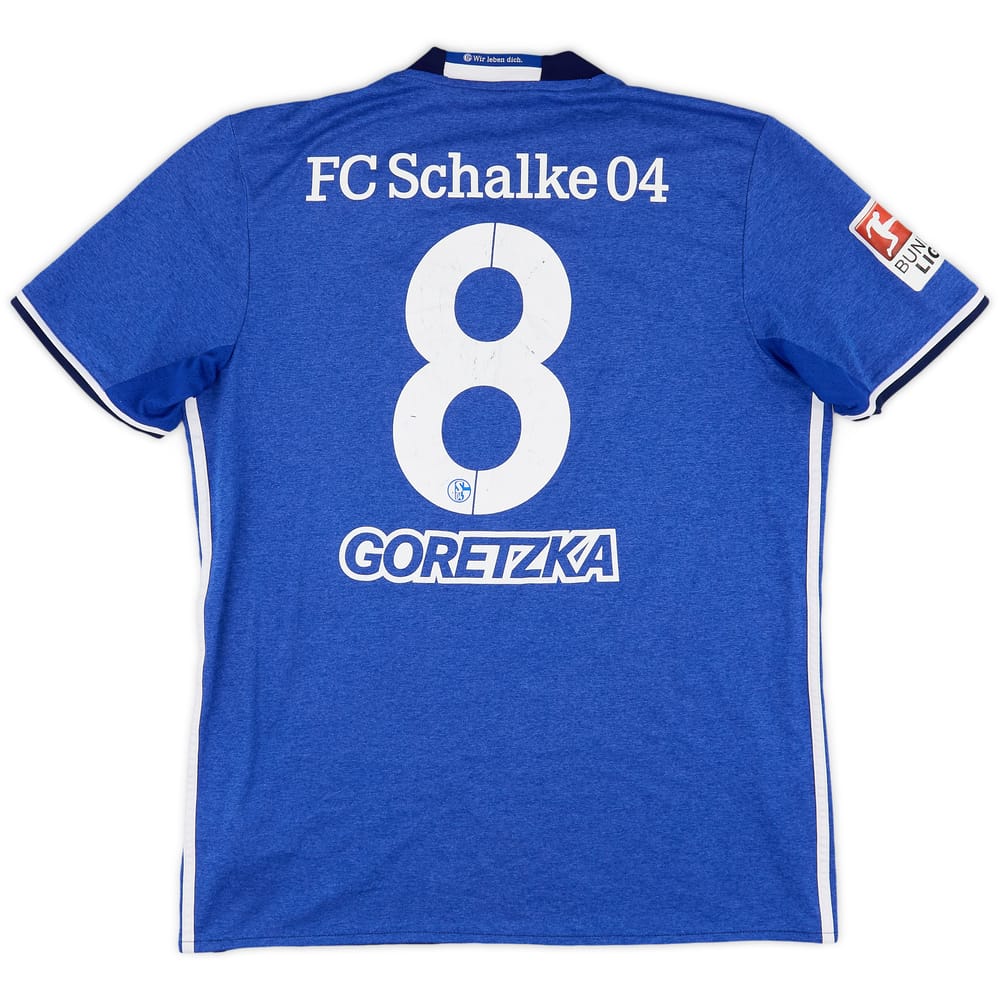 2016-18 Schalke Home Shirt Goretzka #8 - 6/10 - (L)