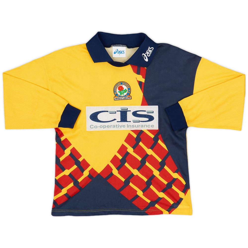1997-98 Blackburn Rovers GK Shirt - 8/10 - (S)