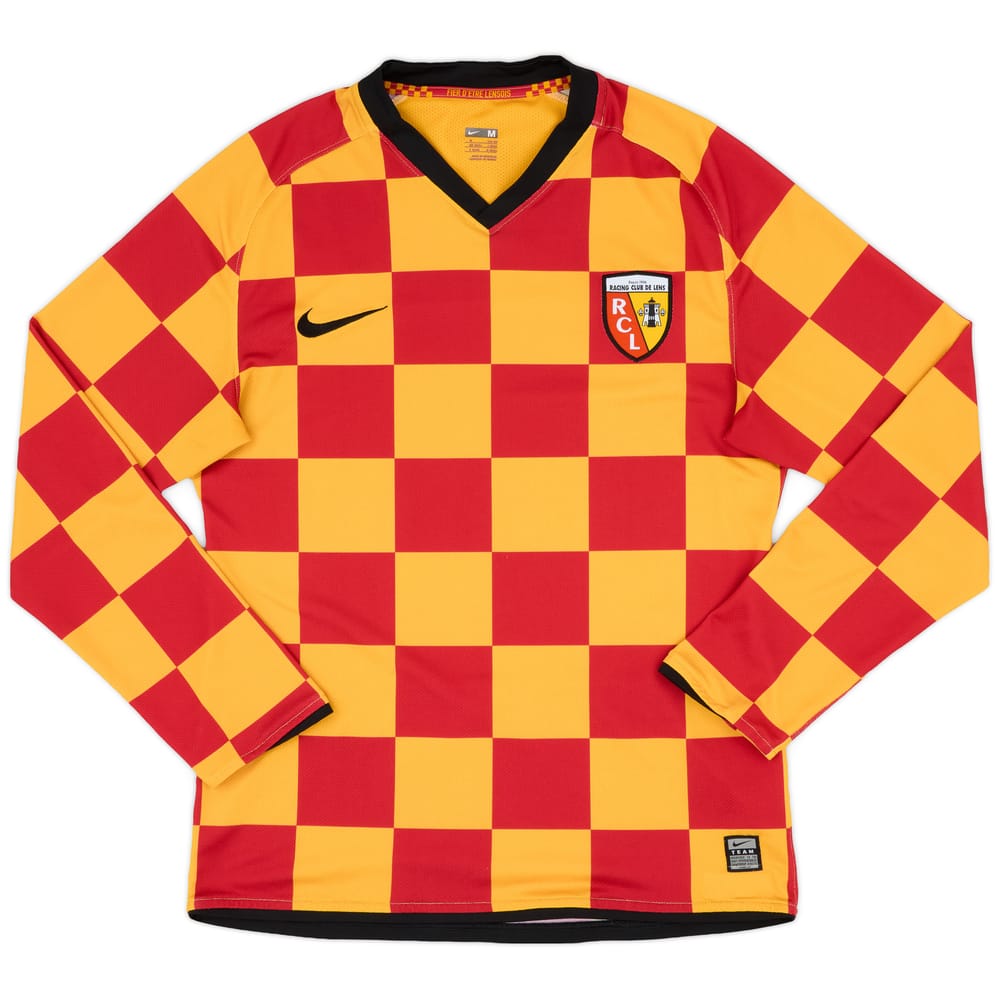 2008-09 Lens Player Issue Home L/S Shirt - 8/10 - (M)