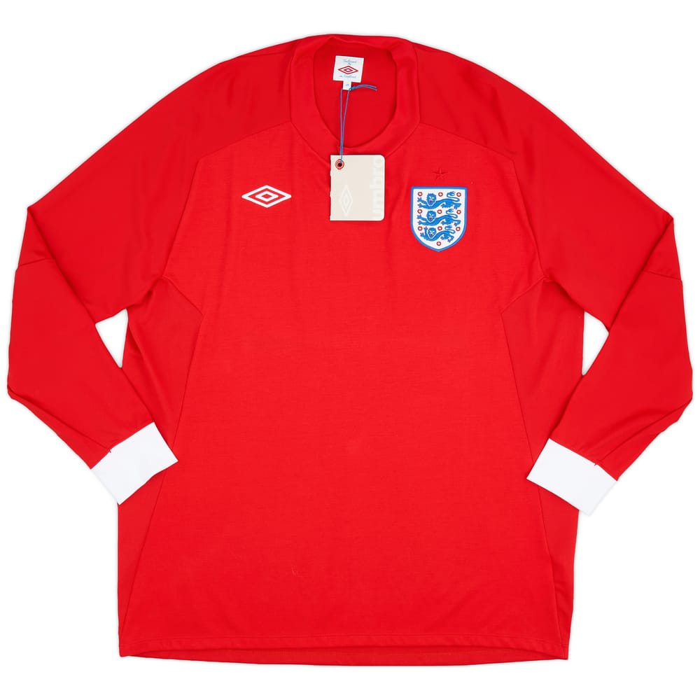 2010-11 England Away L/S Shirt (3XL)