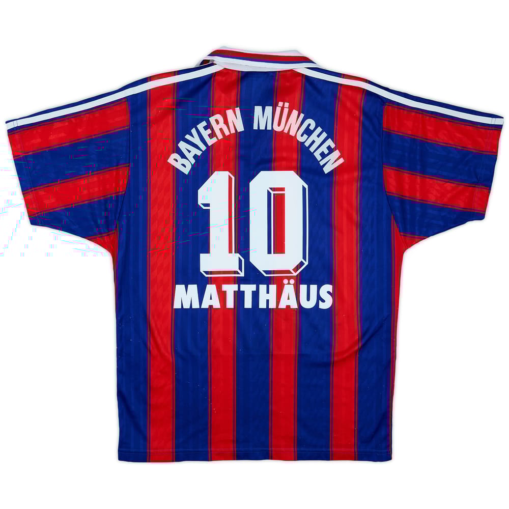1995-97 Bayern Munich Home Shirt Matthaus #10 - 6/10 - (S)