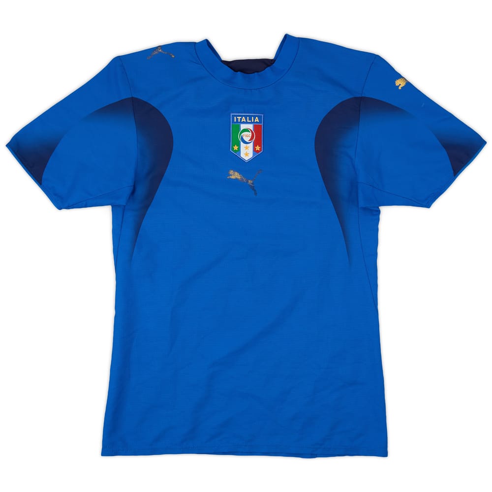 2006 Italy Basic Home Shirt - 4/10 - (XS)