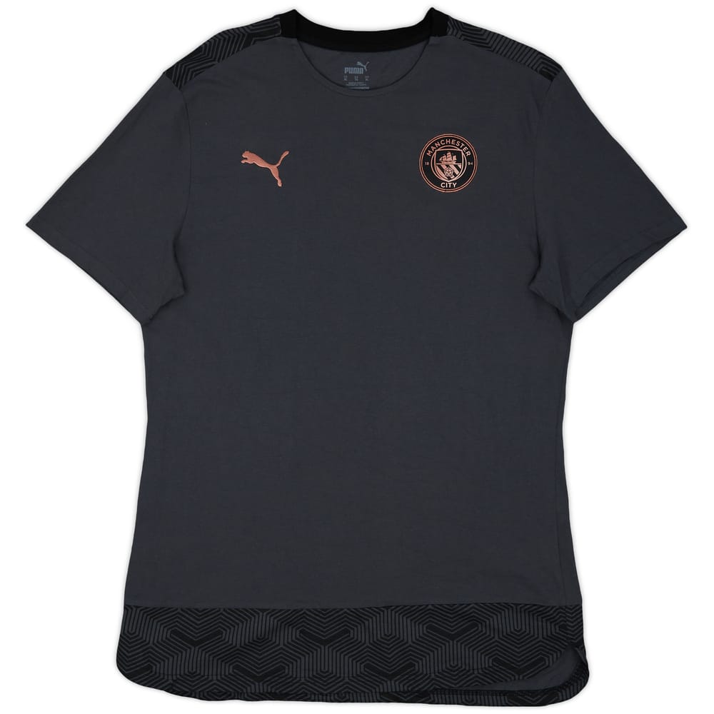 2020-21 Manchester City Puma Cotton Tee - 8/10 - (XL)