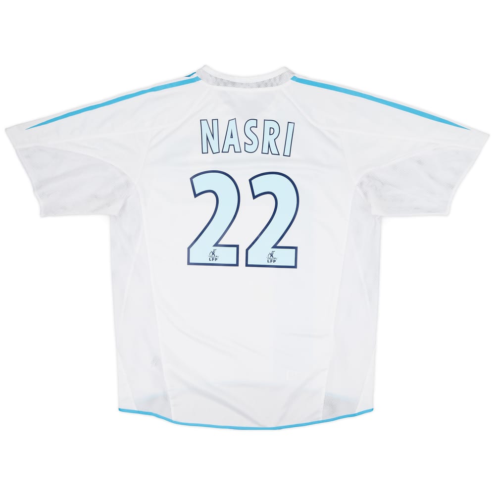 2004-05 Olympique Marseille Home Shirt Nasri #22 - 8/10 - (L)