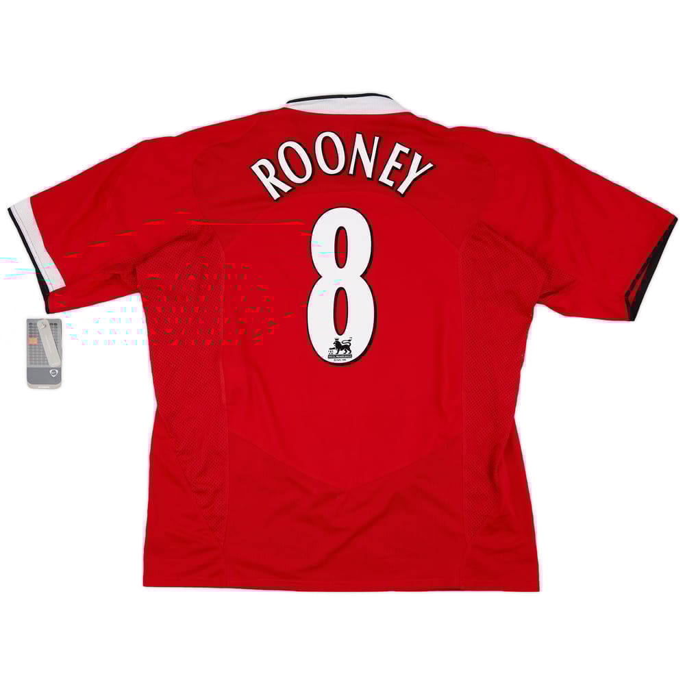 2004-06 Manchester United Home Shirt Rooney #8 (XXL)