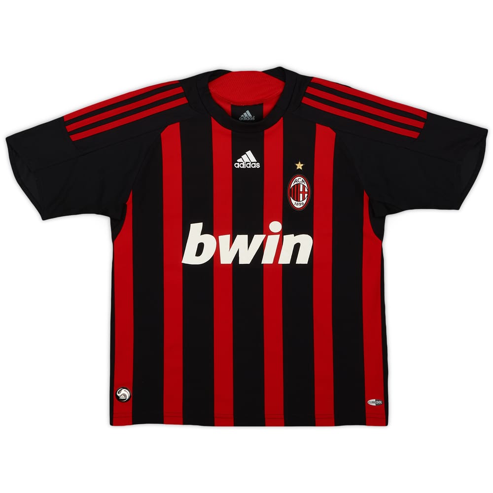 2008-09 AC Milan Home Shirt - 8/10 - (M.Boys)