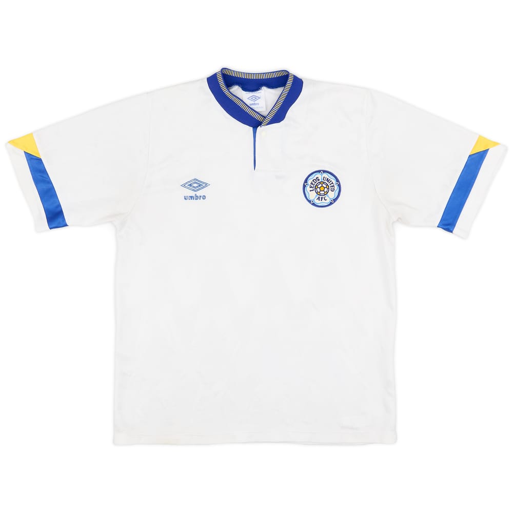 1990-91 Leeds United Home Shirt - 9/10 - (S)