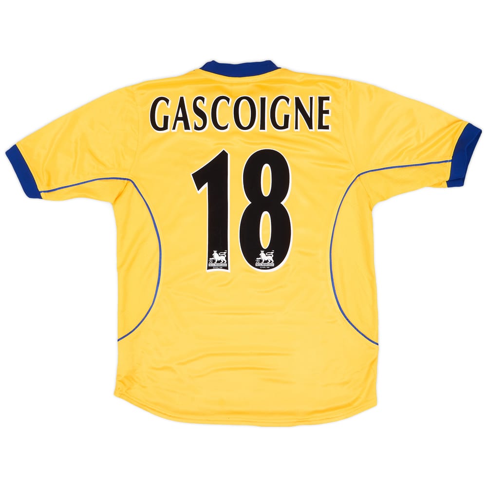 2000-01 Everton Away Shirt Gascoigne #18 - 8/10 - (M)