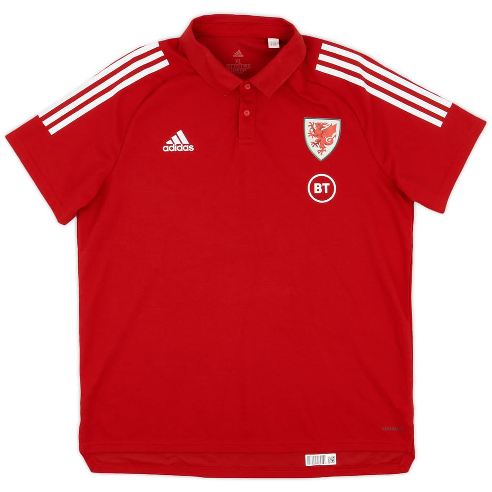2020-21 Wales adidas Polo Shirt - 9/10 - (XL)