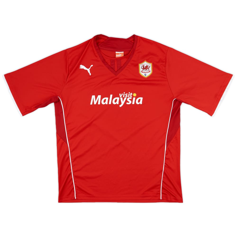 2013-14 Cardiff Home Shirt - 7/10 - (XL)