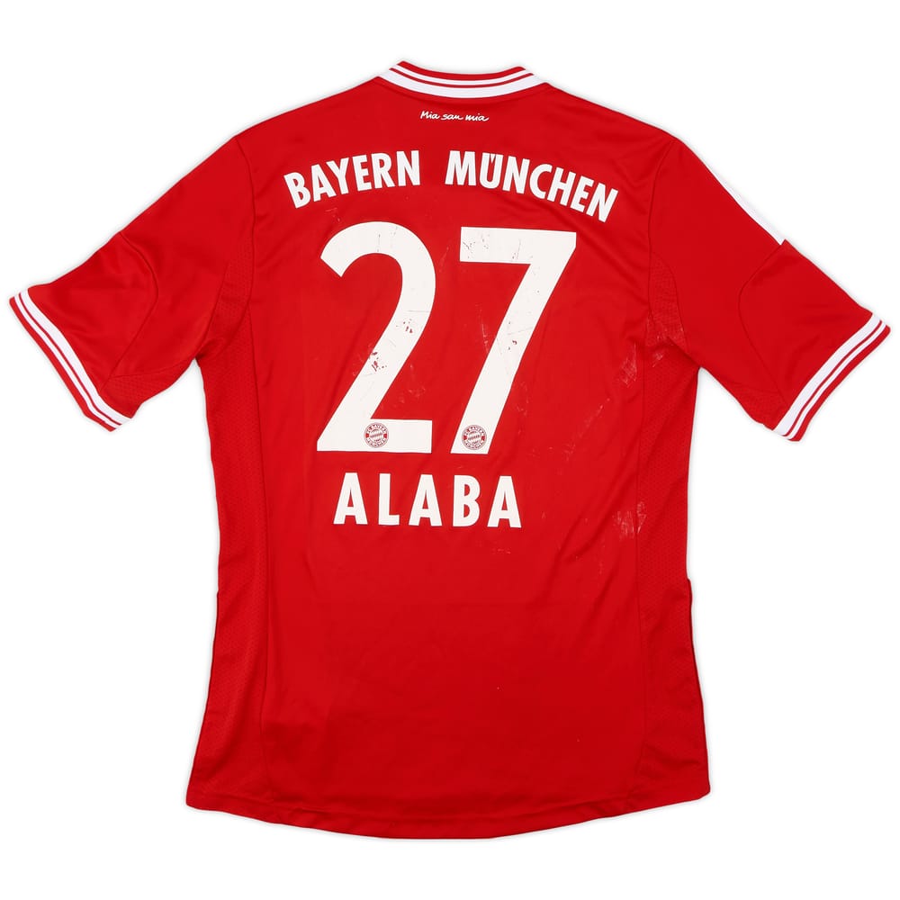 2013-14 Bayern Munich Home Shirt Alaba #27 - 4/10 - (M)