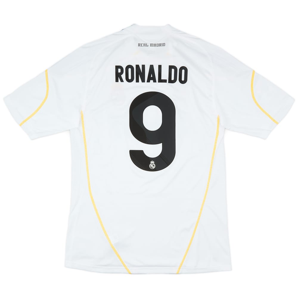 2009-10 Real Madrid Home Shirt Ronaldo #9 (M)