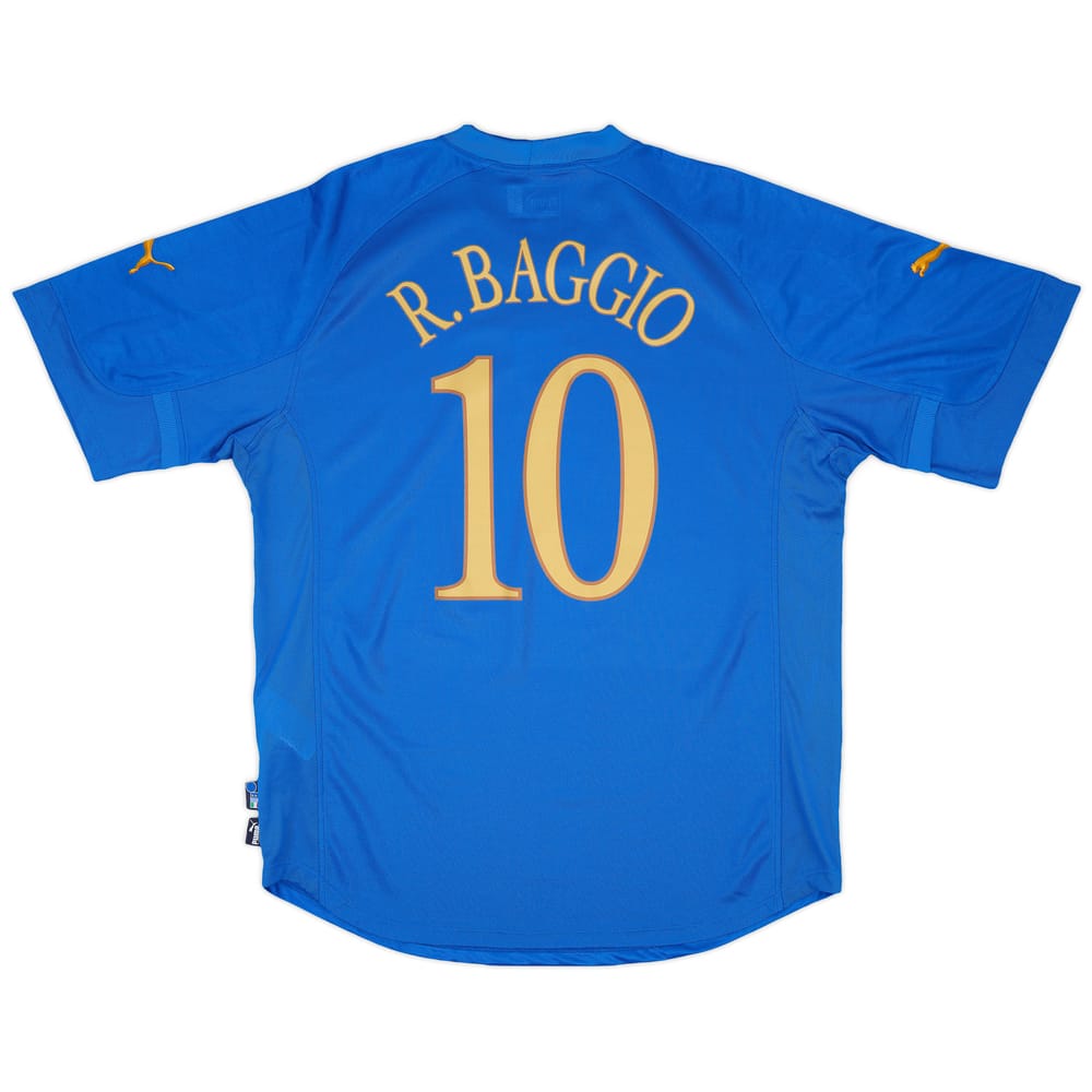 2004-06 Italy Home Shirt R. Baggio #10 (XL)